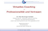 Virtuelles Coaching Professionalit£¤t und Vertrauen web.2.0 Technologien Entwicklung einer neuen Kommunikationskultur