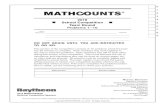 2018 School Competition Team Round Problems 1 2018 MATHCOUNTS National Competition Sponsor DO NOT BEGIN