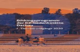 Bildungsprogramm der KZ-Gedenkstätte Dachau · PDF file Referentin Sr. M. Elinor Grimm, Referentin der KZ-Gedenkstätte Dachau Was half den Häftlingen in Dachau, bei menschenver­