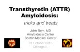 Transthyretin (ATTR) Amyloidosis Transthyretin (ATTR) Amyloidosis: tricks and treats John Berk, MD Amyloidosis