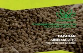 PAPARAN KINERJA 2019 Rev1706 ... granul Pabrik Sampit mulai produksi NPK granul Perseroan Mencatatkan