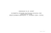 GENSA S.A. ESP COMPILACION ACTUALIZADA DE ESTATUTOS ... Asamblea Ordinaria de Accionistas, del 18 de