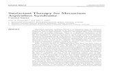 Surfactant Therapy for Meconium Aspiration Syndrome Abstract Meconium aspiration syndrome (MAS) is an