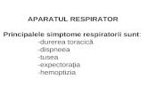 Curs 1 - Aparatul Respirator