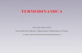 TERMODINAMICA - Infermieristica .(Termodinamica statistica). 22 . Termodinamica classica La termodinamica