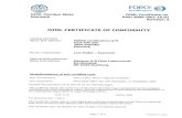 OIML CERTIFICATE OF CONFORMITY responsible .L OIML Member State Denmark ^ FORCE Certification OIML