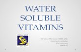 Water soluble vitamins biotin ppt Lecture 4 BIOCHEMISTRY vkunder637@gmail.com