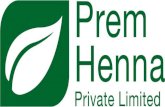 Prem Henna Pvt. Ltd. - Henna Manufacturer in India