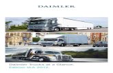 Daimler Trucks at a Glance. Edition 2012