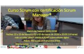 Curso Scrum con certificaci³n Scrum Manager® - curso Scrum...  Curso Scrum con certificaci³n Scrum