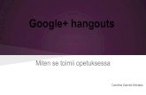 Google+ hangouts