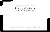 Le Plaisir Du Texte - Roland Barthes
