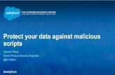 Protect Your Data Against Malicious Scripts