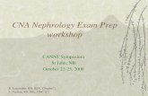 CNA Nephrology Exam Prep workshop - prep guide.pdf  CNA Nephrology Exam Prep workshop CANNT Symposium St John, NB. ... Final exam approval by certification specialty exam ... Online