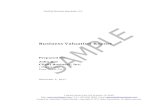 Sample Business Valuation Report - ValuAdder ??Sample Business Valuation Report