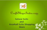 Buy Designer Salwar Suits and Anarkali Suits Online