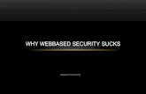 Why websecurity sucks