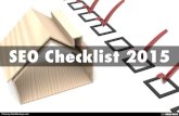The Ultimate SEO Checklist 2015