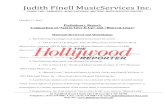 Judith Finell MusicServices Inc. - Hollywood Reporter ? ‚ Marvin Gaye, released 1983