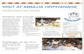 Visit to Mbajja Orphanage