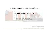 PROGRAMACI“N DIDCTICA DE GAITA - .programaci“n didctica de gaita, curso 2014/2015 programaci“n
