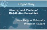 Negotiation - Distributive Bargaining