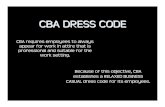 CBA DRESS CODE