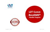 L2T Cloud BulkSMS - Reseller Program
