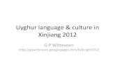 Uyghur language & culture in xinjiang 2012
