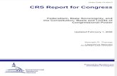 CRS Report to Congress State Sovereignty Feb08