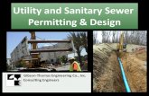 Utility and Sanitary Sewer Permitting    and Sanitary Sewer Permitting  Design ... ACOE 45 Day Review ... Utility and Sanitary Sewer Permitting  Design
