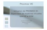 Utilisation de PROXMOX VE : Supervision de .Supervision de machines virtuelles. ... â€¢ Des syst¨mes