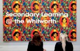 Whitworth Art Gallery Secondary School Programme 2012
