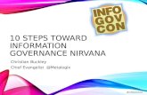 10 Steps Toward Information Governance Nirvana