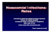 Nosocomial Infections: Rates Nosocomial Infections: Rates
