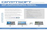 U2F Authentication Tokens - Cryptsoft FIDO compliant second factor authentication token U2F Authentication