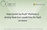 How Corent SurPaaS¢® Platform is driving Next-Gen capabilities for SaaS 2020. 9. 18.¢  SaaS improves