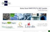 Baker Road WWTP PPCP & MSP Update Maintenance and 2020. 2. 25.¢  GM BluePlan Baker Road WWTP PPCP &