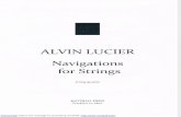 Alvin Lucier - Navigations for Strings