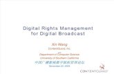 DRM for digital broadcast