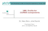 UML Profile for CORBA Components 2009. 5. 28.¢  Third Workshop on UML for Enterprise Applications, October