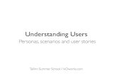 User Research: Personas, scenarios, user stories