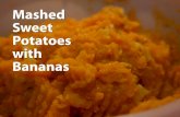 Mashed Sweet Potatoes with Bananas