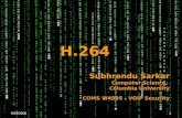 H264 video coding