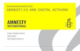 Digital Activism For Amnesty