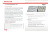 Sorberscreen - Technical Data Sheet - Pyrotek ... Colour White (RAL 9010). Can be supplied plain or powder coated to any other colour on request Available Standard sheet size: 2.5