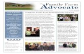 Family Farm Advocate - Fall 2013