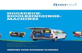 Rioned brochure hogedrukrioolreinigingsmachines