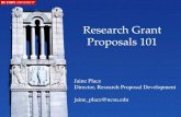 Research Grant Proposals 101 - The Graduate School ¢â‚¬¢ Annual report to funding agency ¢â‚¬¢ Learning