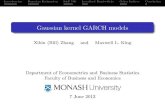 Gaussian kernel GARCH models - Monash xzhang/zhang.   Gaussian kernel GARCH models